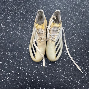 Used Adidas X GHOSTED Soccer Cleats White Junior 05.5 11849-S000033284