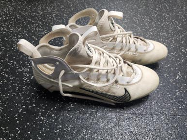 Used Nike HURRACHE 9 ELITE LAX Cleats Mens White Senior 9 11849-S000033279