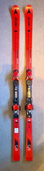 Atomic Redster G9 190 cm Racing Skis With Bindings Max Din 16 (Used)