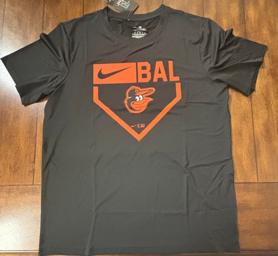 Baltimore Orioles Dri-Fit Short Sleeve Tee Adult Large NWT