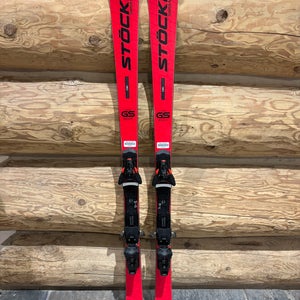 2025 Stockli Laser GS skis with Integrated Salomon Bindings 168cm