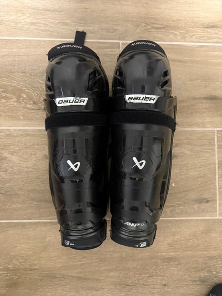 Senior Bauer M5 Pro 14" Shin Pads (Used)