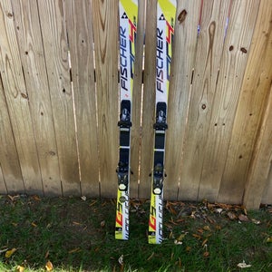 Fischer 145 cm Racing RC4 World Cup GS Junior Skis (Used)