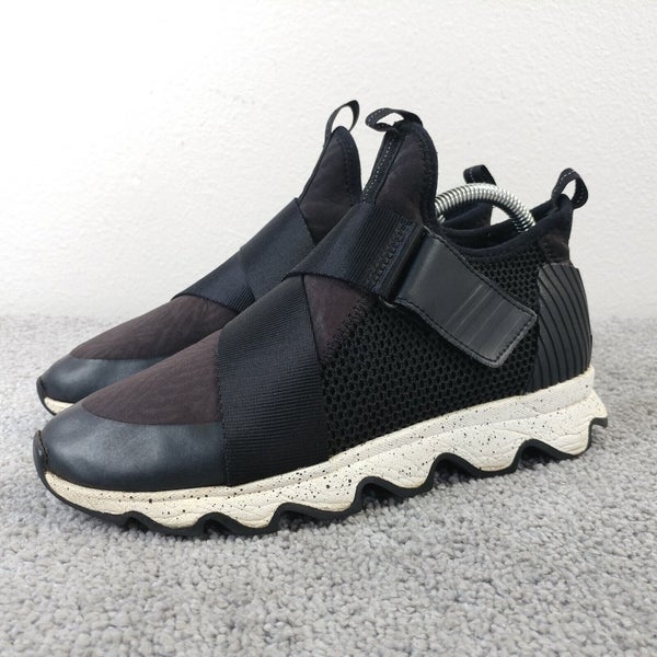 Sorel Kinetic Sneak Womens Size 8 Shoes Black Athletic Sneakers