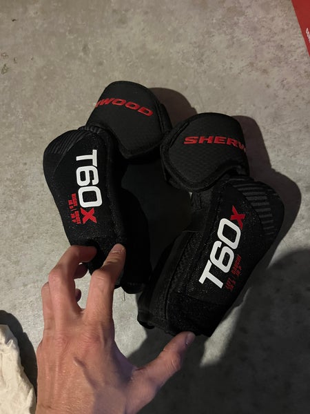Junior Small Sher-Wood T60 Elbow Pads (New)