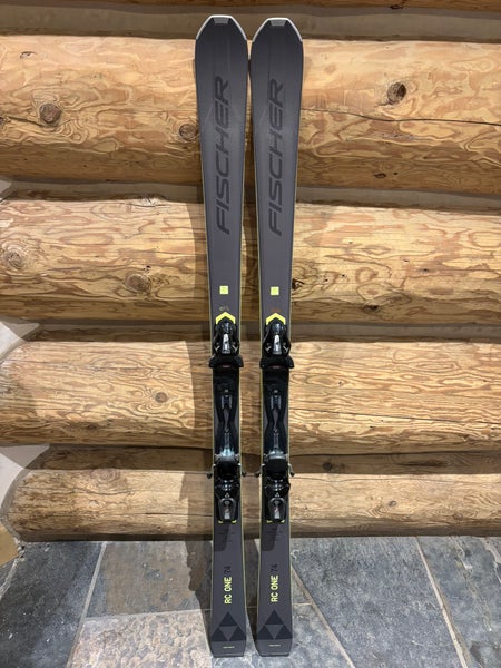 New 2023 Fischer RC One 74 skis with bindings 167cm