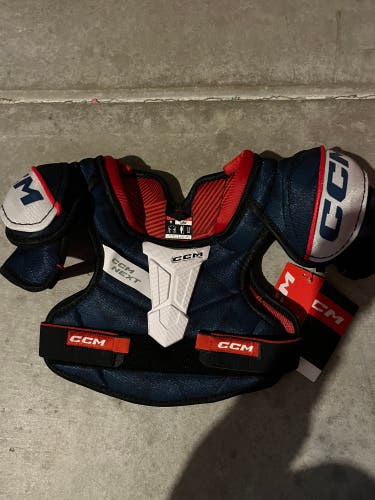 Large Youth CCM Next Shoulder Pads (New)