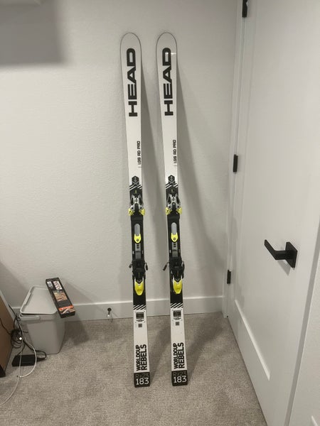 HEAD 183cm WC Rebels I.GS RD Pro skis R=23