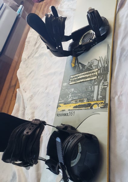 161cm Rossignol Men's Snowboard with M/L ROSSIGNOL REFLET BINDINGS*USED* READY TO USE