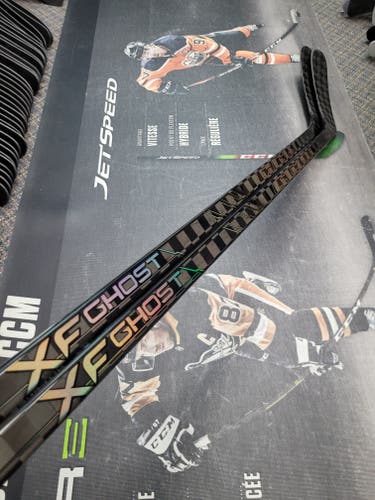 2 PACK | P90M | 100 Flex NEW! Senior CCM XF Ghost Left Hand Hockey Stick Pro Stock