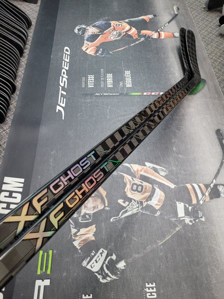 2 PACK | P90M | 100 Flex NEW! Senior CCM XF Ghost Left Hand Hockey Stick Pro Stock