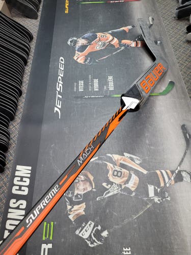 P31 | 26" NEW! Senior Bauer Supreme Mach Regular Goalie Stick 26" Paddle Pro Stock (New)
