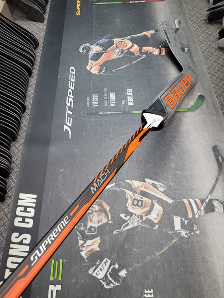 P31 | 26" NEW! Senior Bauer Supreme Mach Regular Goalie Stick 26" Paddle Pro Stock (New)