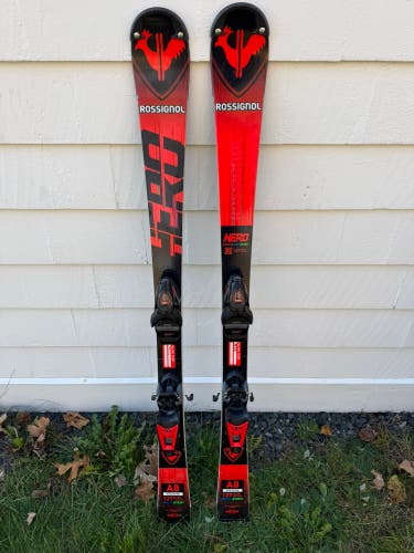 2022 Rossignol Hero Athlete Multi Event 127 cm Racing Skis With Bindings (Used)
