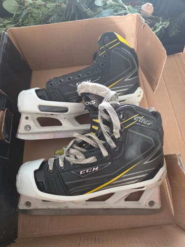 CCM Tacks 6092 Hockey Goalie Skates Size 5 (Used)