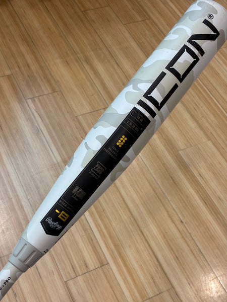 2025 Rawlings Icon Composite USSSA Certified Bat (-8) 22 oz 30" (Used)