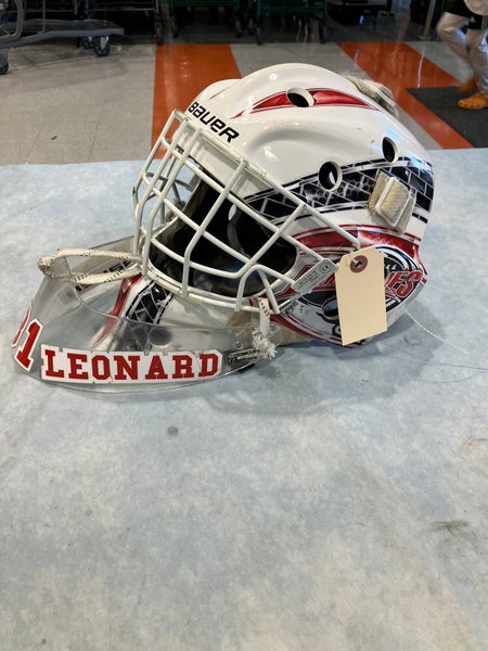 White Junior Bauer 930 Goalie Mask (Used)