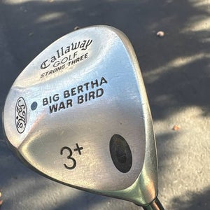 Calloway Big Bertha Warbird Strong Three Fairway Wood Stiff Flex 3+ Wood
