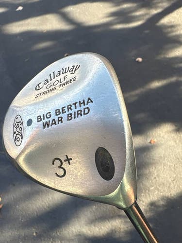 Calloway Big Bertha Warbird Strong Three Fairway Wood Stiff Flex 3+ Wood