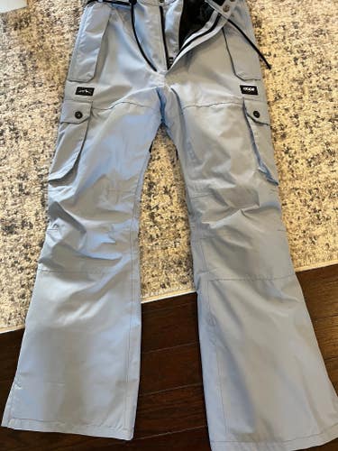 Dope Snow Snowboard Pants - Sky Blue Unisex Adult XS (Used)