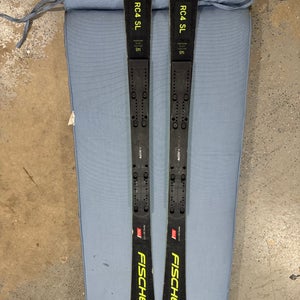 Racing 145 cm Fischer RC4 World Cup SL Skis With Bindings (Used)