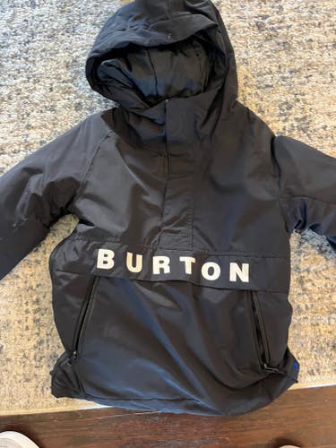 Burton Frostner 2L Snowboard Coat - Black Youth Small  (Used)