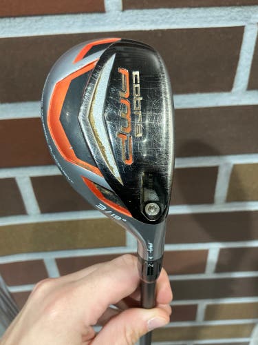 Used Men's Cobra AMP Right Handed 3 Hybrid | Stiff Flex | Aldila RIP 70 Gram Graphite Shaft