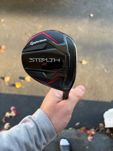 Men's TaylorMade Stealth 2 Right Handed Fairway Wood Stiff Flex 3 Wood (Used)