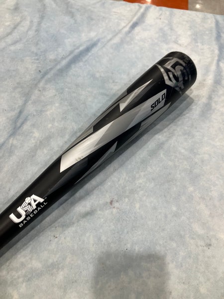 2022 Louisville Slugger Solo Alloy Bat USABat Certified (-11) Alloy 17 oz 28" (Used)