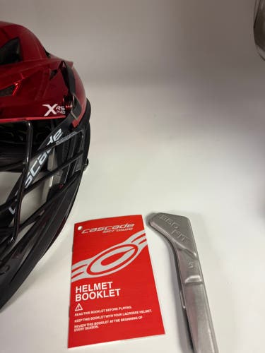 Cascade Red Chrome XRS Pro Helmet (New)