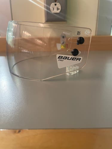 Bauer Pro Straight Visor Clear Visor (New)