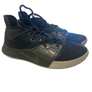 Used Nike P GEORGE Basketball Shoes M Black Senior 9 11862-S000091581