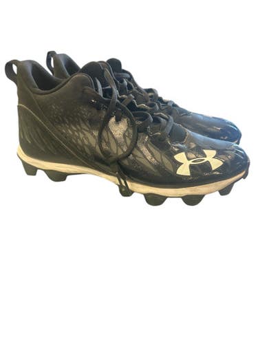 Used Under Armour 3022774-001 Adult FB Cleats Black Senior 9 11862-S000091583