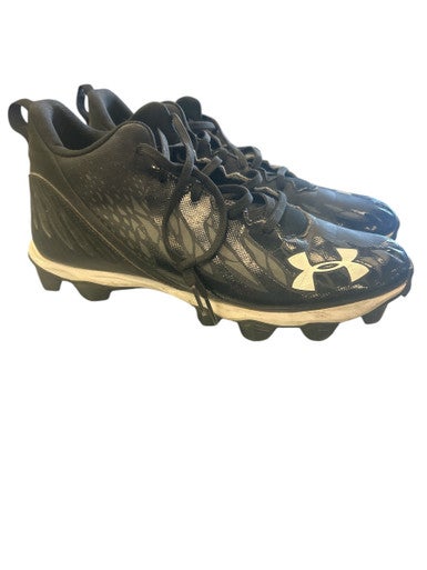 Used Under Armour 3022774-001 Adult FB Cleats Black Senior 9 11862-S000091583