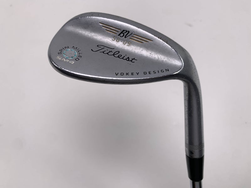 Titleist Vokey Spin Milled SM4 Chrome Lob Wedge LW 58* 9 DG S300 Stiff RH