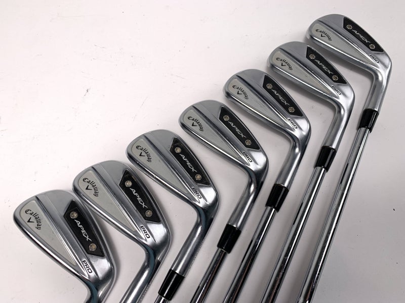 Callaway Apex Pro 24 Iron Set 5-PW+AW KBS Tour V 110g Stiff Steel Mens RH