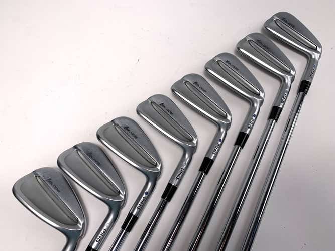 Ping iBlade Iron Set 3-PW Blue Dot True Temper Dynamic Gold S300 Stiff Steel RH