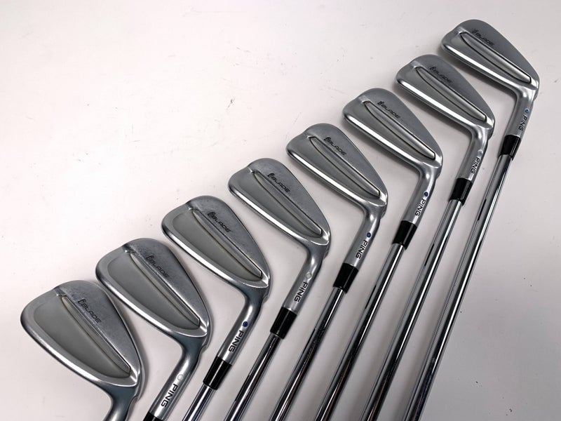 Ping iBlade Iron Set 3-PW Blue Dot True Temper Dynamic Gold S300 Stiff Steel RH