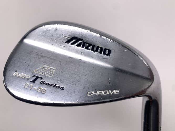 Mizuno MP T Series Chrome 2008 Wedge 51*6 Bounce Dynamic Gold Wedge Steel RH
