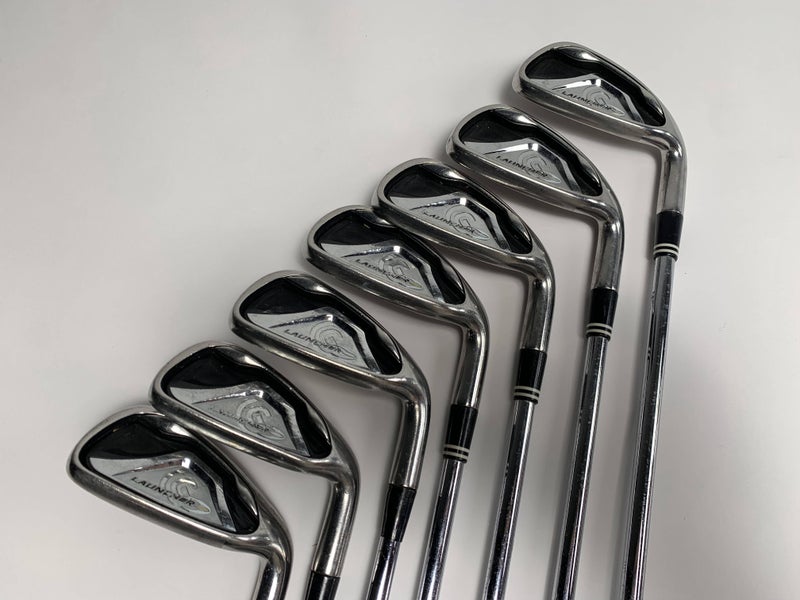 Cleveland Launcher 2009 Iron Set 6-PW+DW+SW Launcher Regular Steel Mens RH