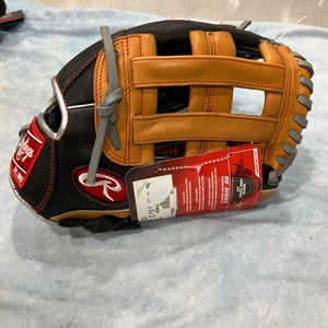 Black Rawlings R9 RH Outfield Baseball Glove 12" (New)