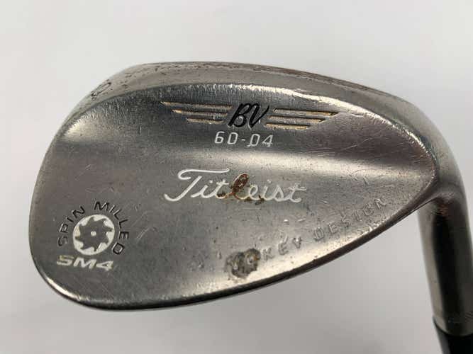 Titleist Vokey Spin Milled SM4 Chrome Lob Wedge LW 60* 4 DG S300 Stiff RH