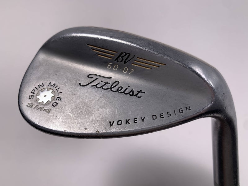 Titleist Vokey Spin Milled SM4 Chrome Lob Wedge LW 60* 7 Bounce Wedge RH