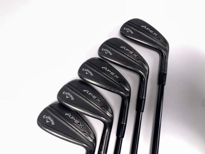 Callaway Apex TI Fusion Iron Set 6-PW KBS $-Taper 120 Stiff Steel Mens RH