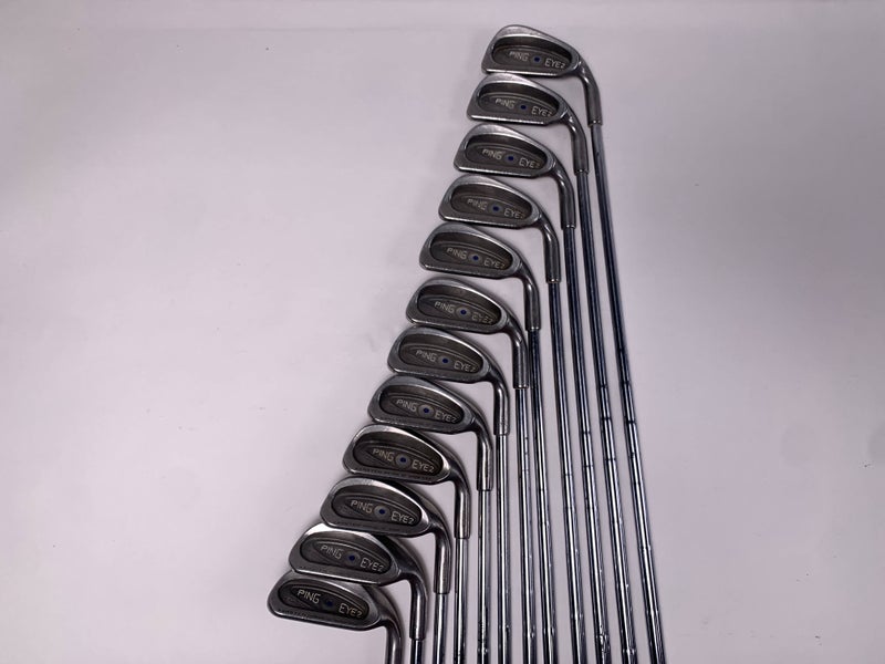 Ping Eye 2 Iron Set 1-PW+SW+LW Blue Dot 1* Up Karsten ZZ-Lite Stiff RH