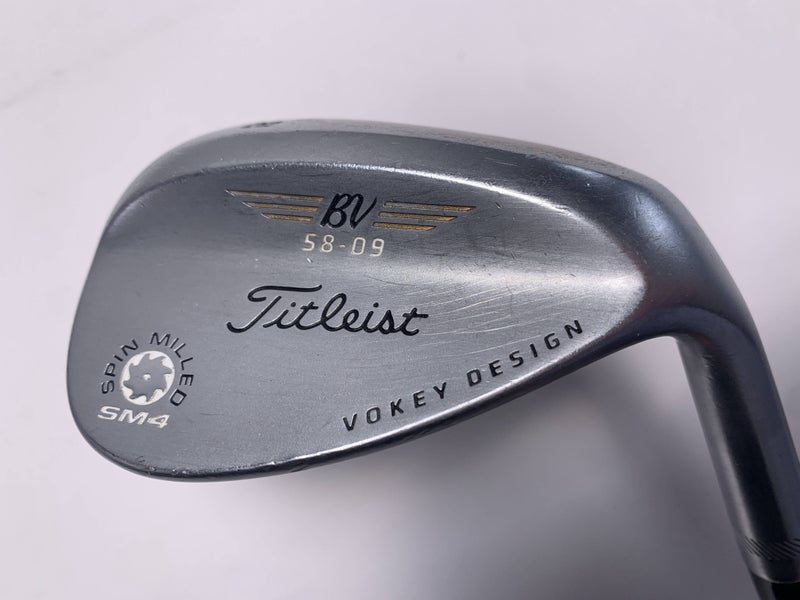 Titleist Vokey Spin Milled SM4 Chrome Wedge 58* 9 True Temper DG S200 Wedge RH