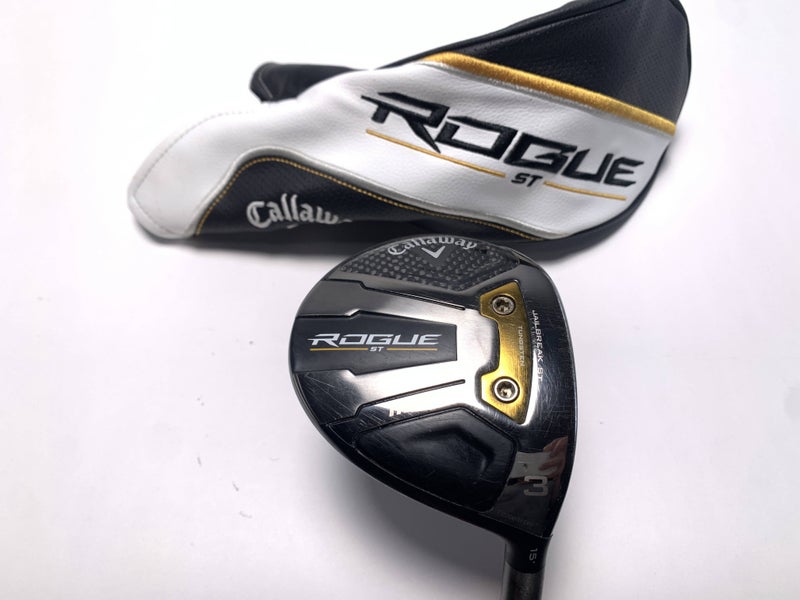 Callaway Rogue ST Max 3 Fairway Wood 15* Tour AD Di-6SR Stiff Regular RH HC