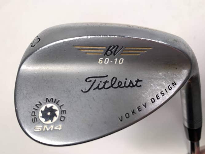 Titleist Vokey Spin Milled SM4 Chrome Lob Wedge LW 60* 10 Bounce Wedge RH