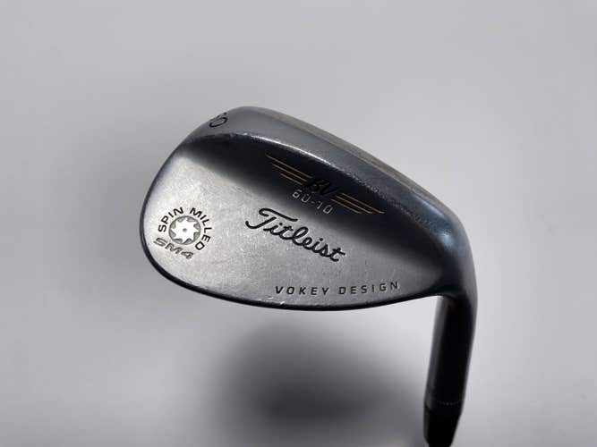Titleist Vokey Spin Milled SM4 Chrome Lob Wedge LW 60* 10 Wedge Steel Mens RH