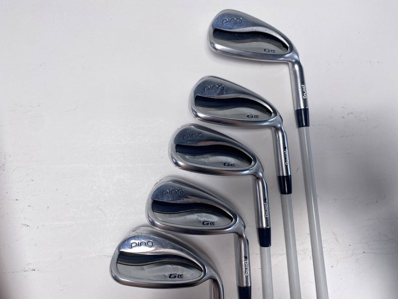 Ping G LE 3 Iron Set 8-PW+GW+SW Black Dot ULT 250 Ladies Graphite Womens RH